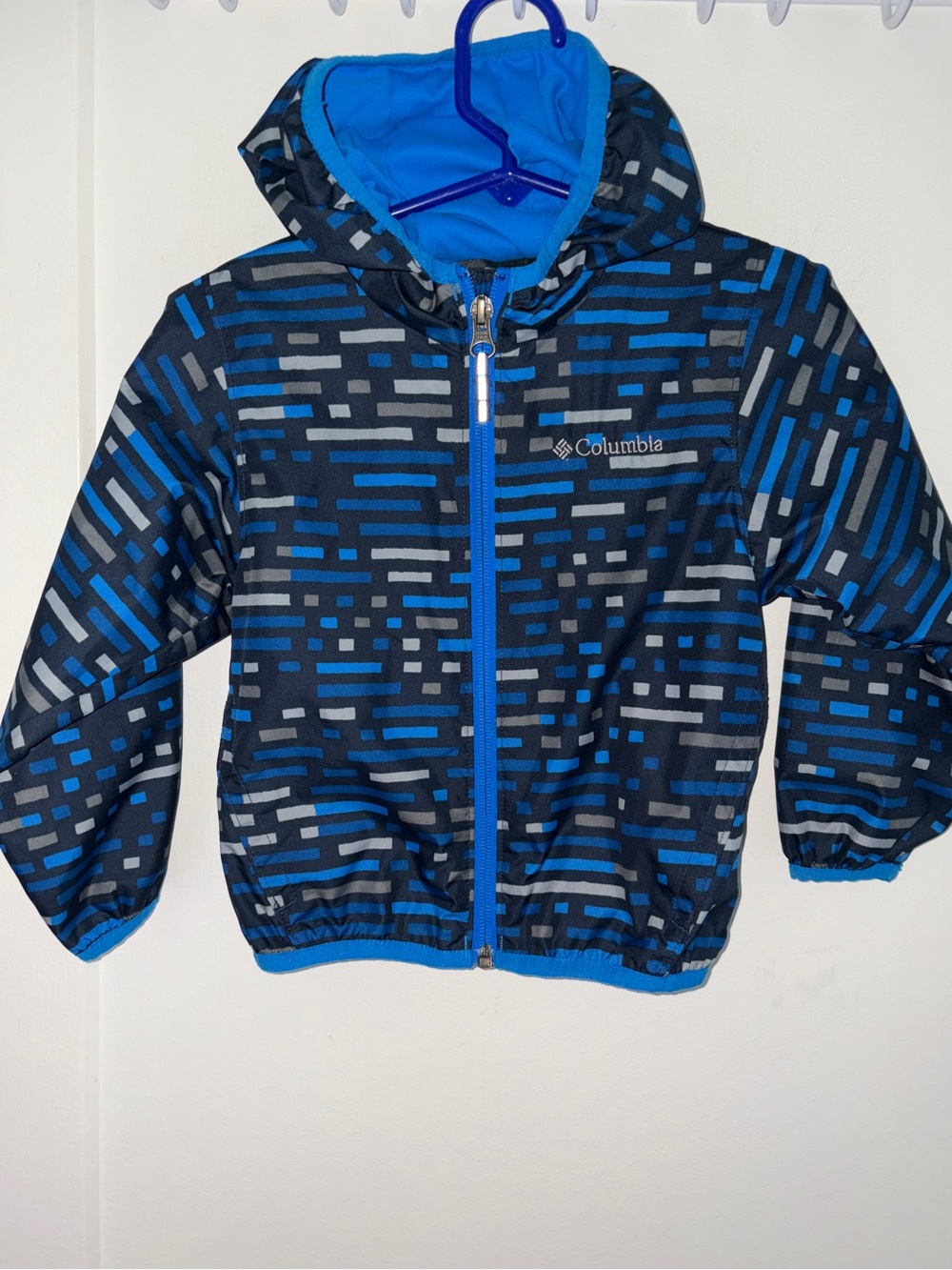 Columbia Omni-wick full zip hoodie jacket boy's sz 3T EUC LN